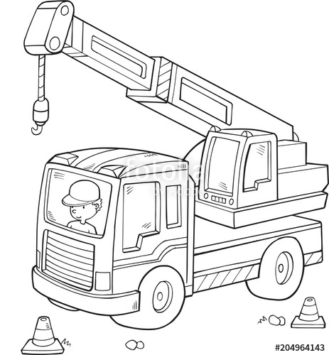 Construction Truck Drawing at PaintingValley.com | Explore collection ...