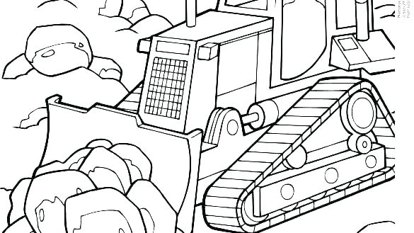 585x329 Construction Trucks Coloring Sheets - Construction Truck Drawing