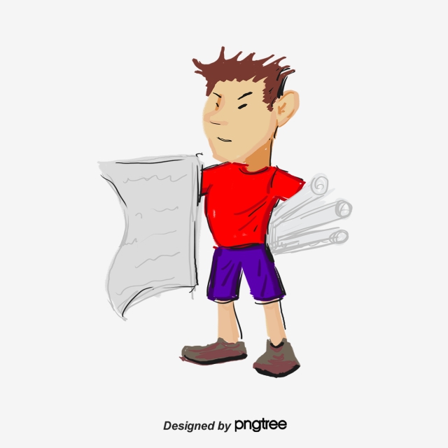 640x640 hand painted construction worker png images vectors - Construction Worker Drawing