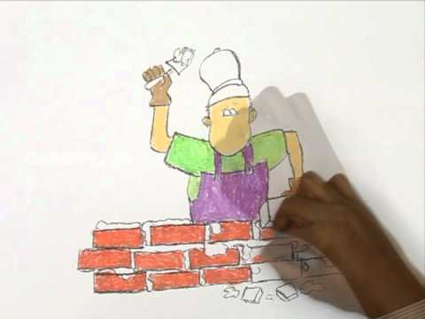 480x360 how to draw a construction worker - Construction Worker Drawing