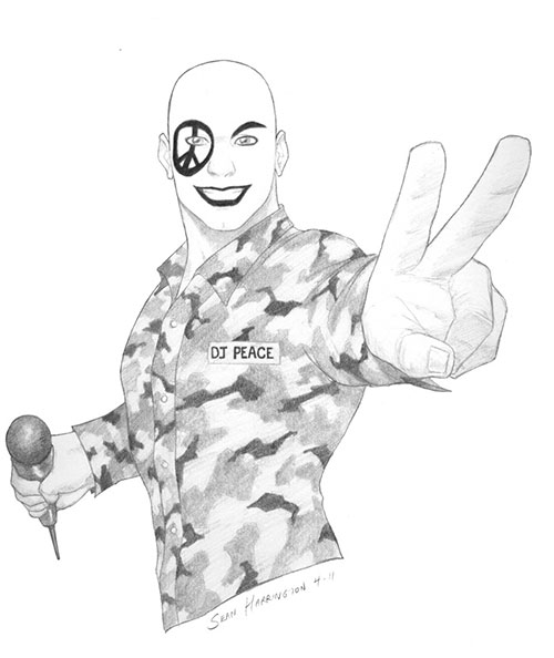 500x594 Dj Peace Contact Us - Contact Drawing