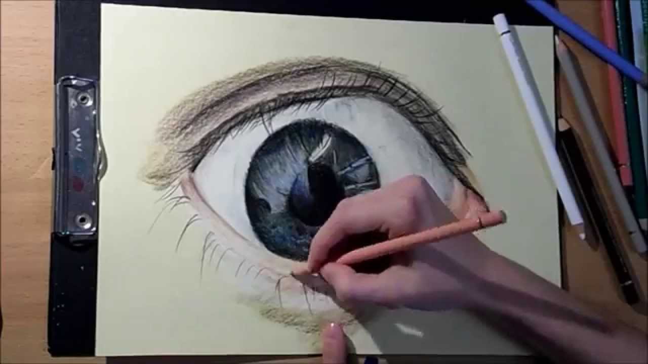 1280x720 Speed Drawing - Contact Lens Drawing