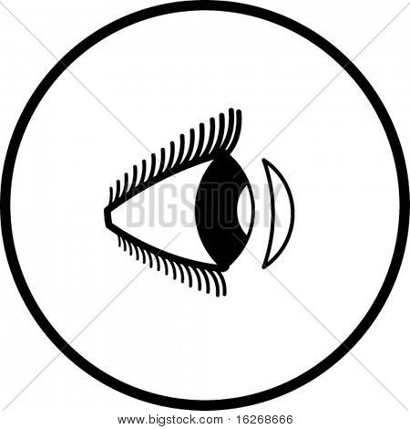 450x470 contact lens symbol - Contact Lens Drawing