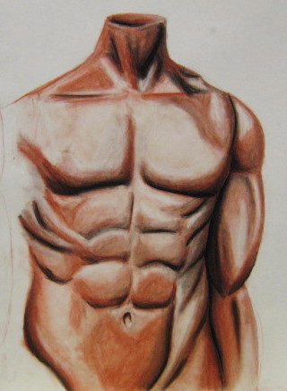 320x436 so you missed my class drawing i - Conte Crayon Drawing