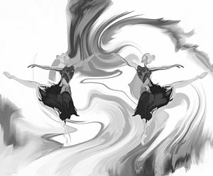 300x249 contemporary dance drawings fine art america - Contemporary Dance Drawing