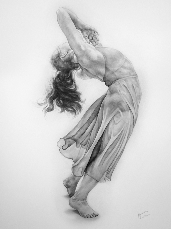 600x806 dance drawings on behance - Contemporary Dance Drawing