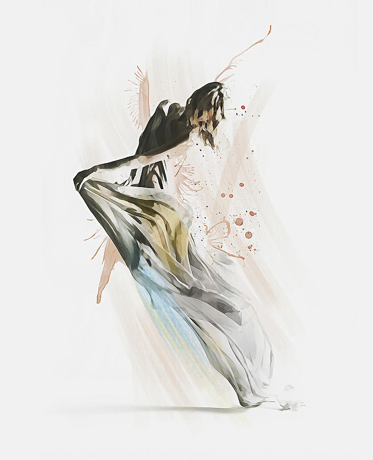 731x900 drift contemporary dance digital art - Contemporary Dance Drawing
