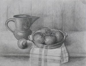 300x233 Contemporary Still Life Drawings - Contemporary Still Life Drawing