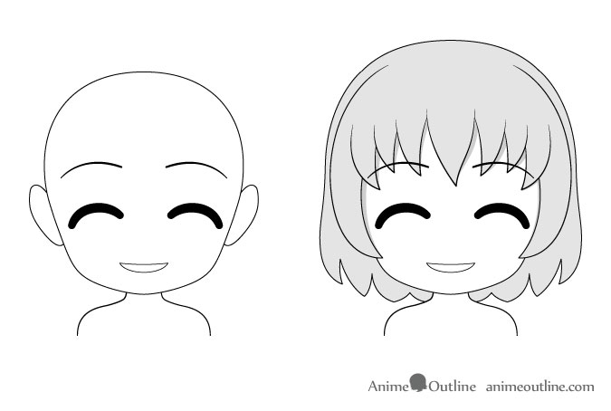 675x454 Drawing Examples Of Chibi Anime Facial Expressions - Content Drawing
