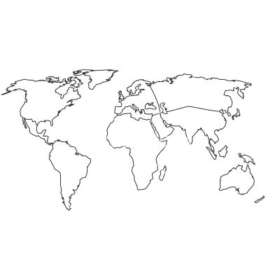 Continents Drawing