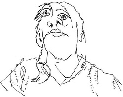 250x197 Contour Line - Continuous Contour Line Drawing