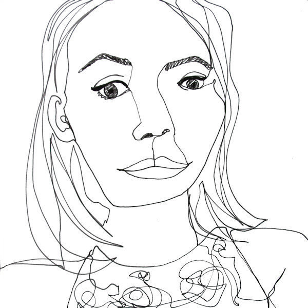 600x600 How To Have Fun And Embrace Imperfections In Your Drawings - Continuous Drawing