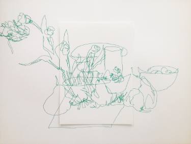 375x282 Still Life - Continuous Drawing