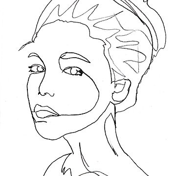 Continuous Line Drawing Face at PaintingValley.com | Explore collection ...