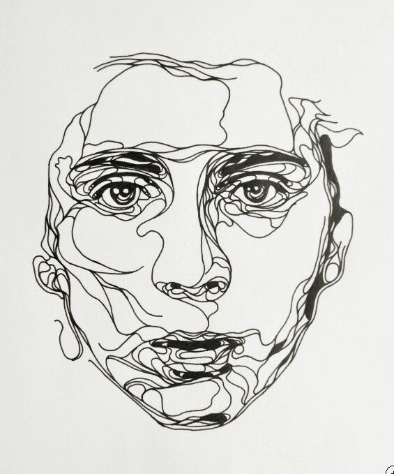 Contour Drawing Face at Explore collection of