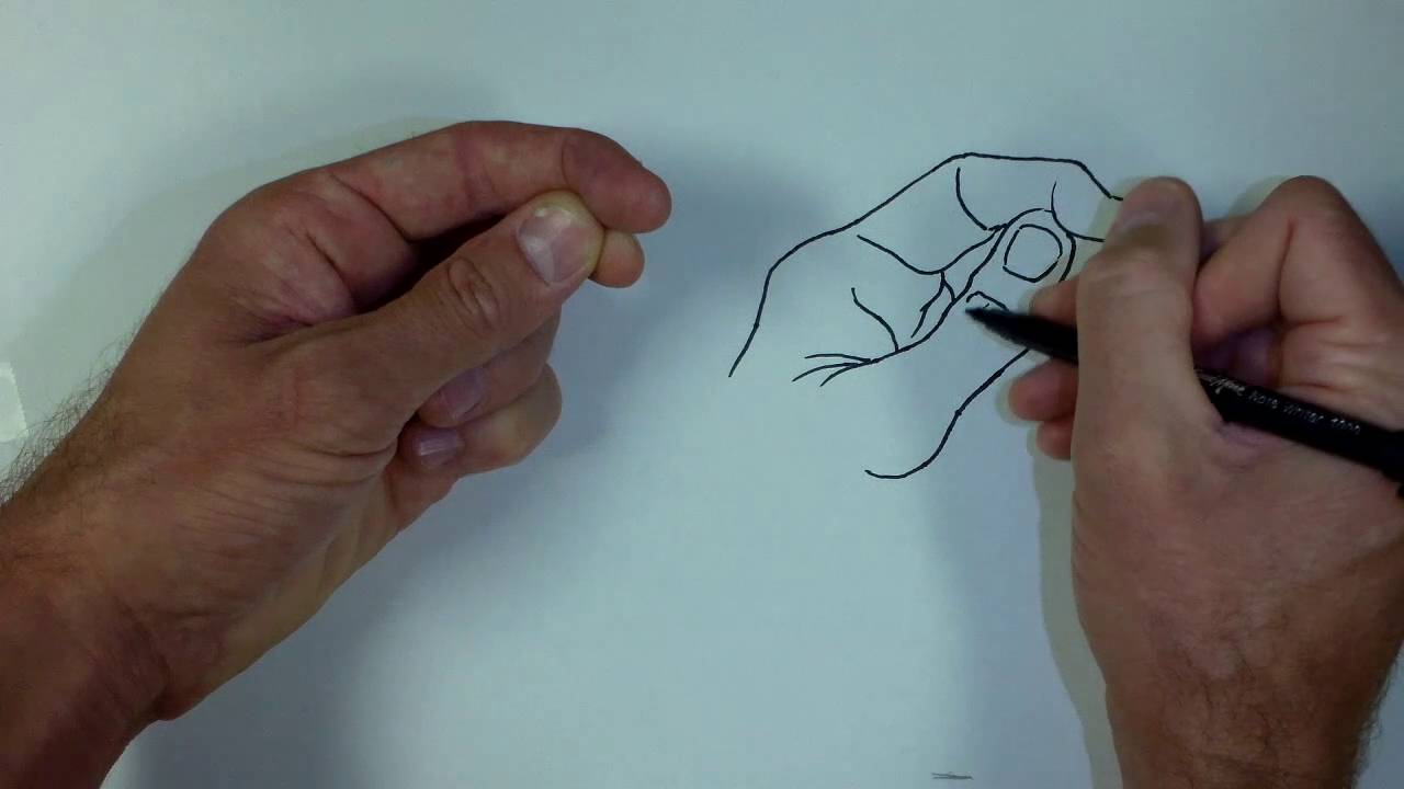 1280x720 Contour Hand Drawing - Contour Hand Drawing