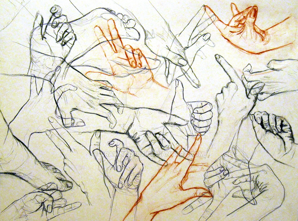 1024x762 Contour Hand Drawing - Contour Hand Drawing