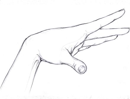 440x336 Paul Beranek Contour Hand Drawing Drawing Lesson Ideas - Contour Hand Drawing