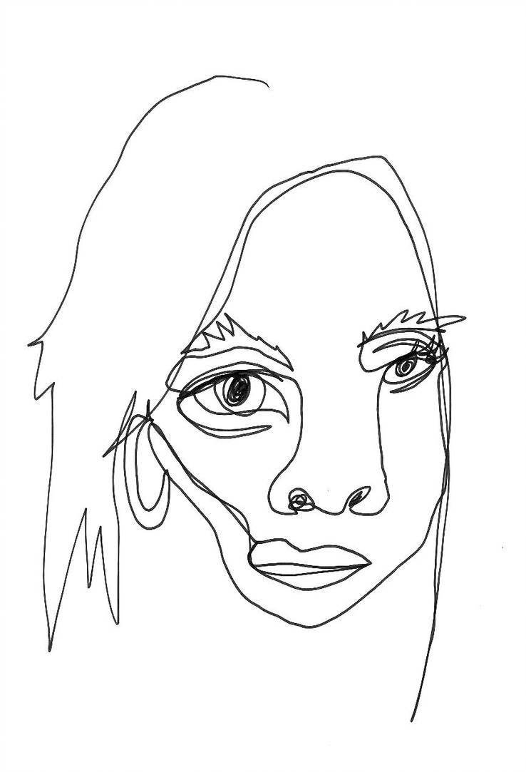 738x1083 Contour Line Drawing - Contour Line Drawing