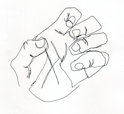 523x479 Contour Line Drawing Hand Projects Contour Line Drawing - Contour Line Drawing Of A Hand