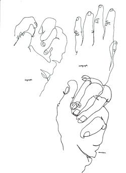 250x344 Contour Drawing Exercises Pure Contour Drawing Exercises - Contour Line Hand Drawing