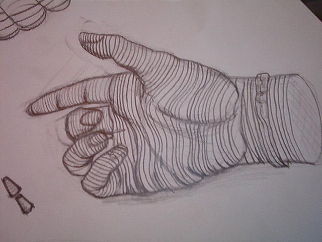640x480 Contour Drawings - Contour Line Hand Drawing