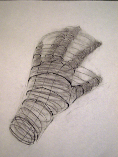 400x533 Copy Of Copy Of Cross Contour Lines - Contour Line Hand Drawing