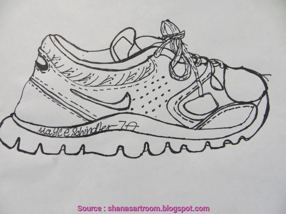1000x750 New Contour Shoe Drawing Lesson Plan Galleries - Contour Shoe Drawing