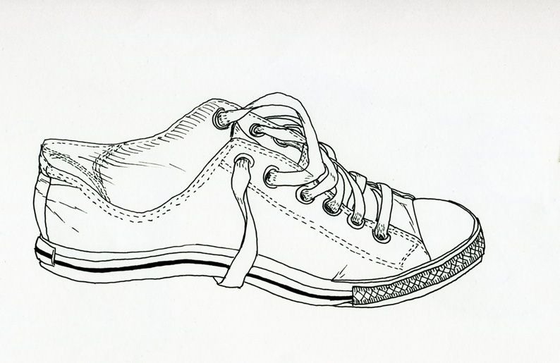 Contour Shoe Drawing at Explore collection of