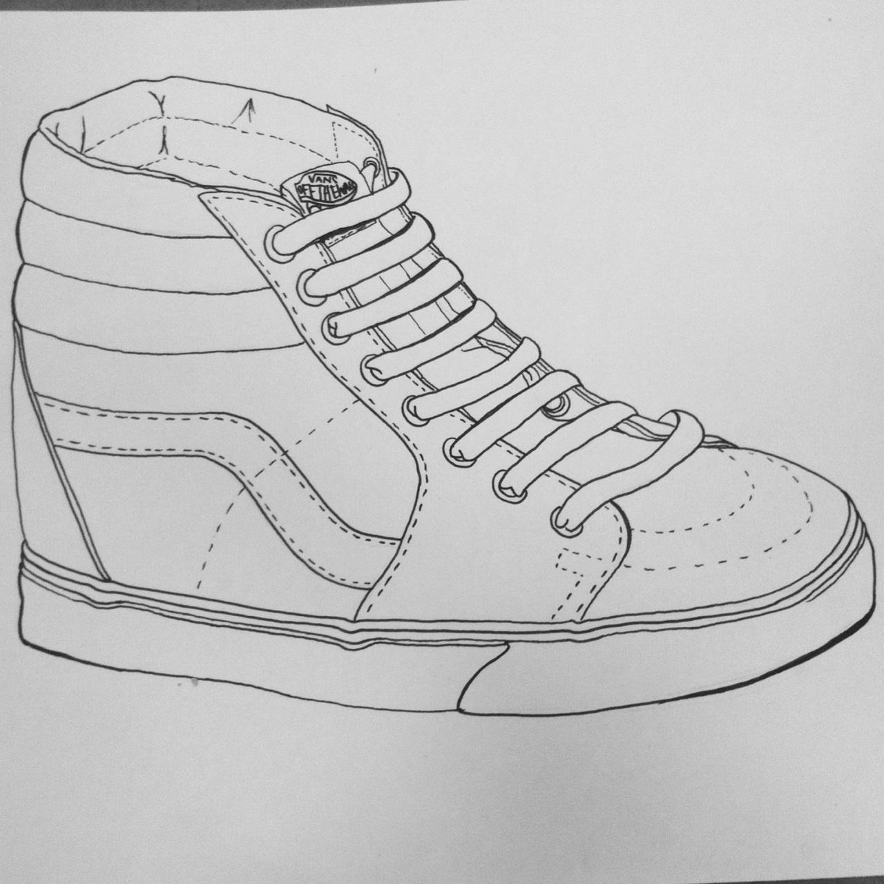 Contour Shoe Drawing at Explore collection of