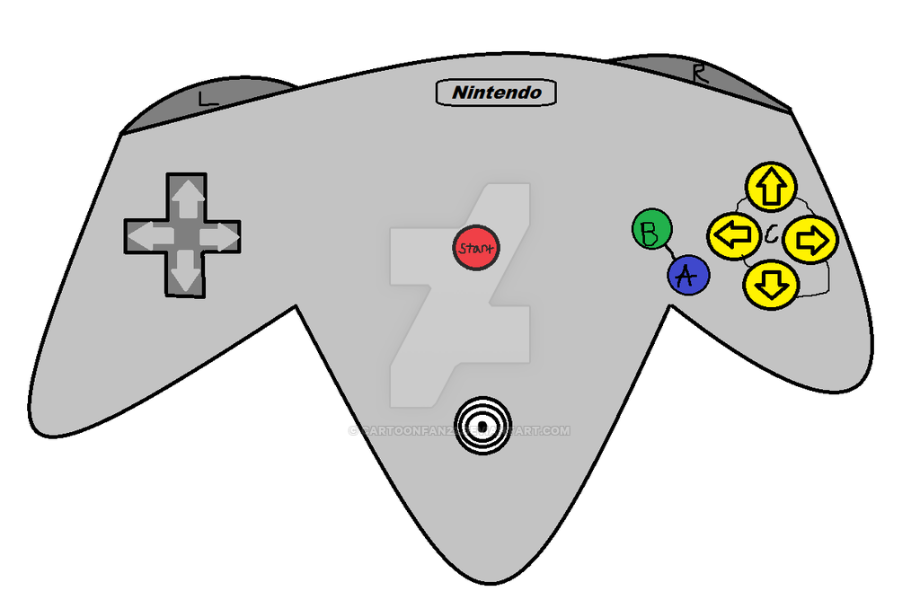 1024x658 My Nintendo Controller Drawing - Controller Drawing