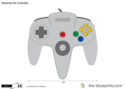 400x283 Nintendo Controller Vector Drawing - Controller Drawing