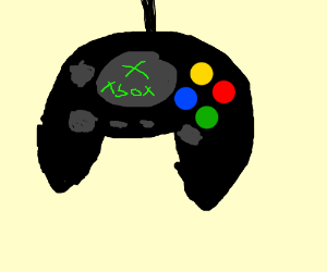 300x250 Original Xbox Controller Drawing - Controller Drawing