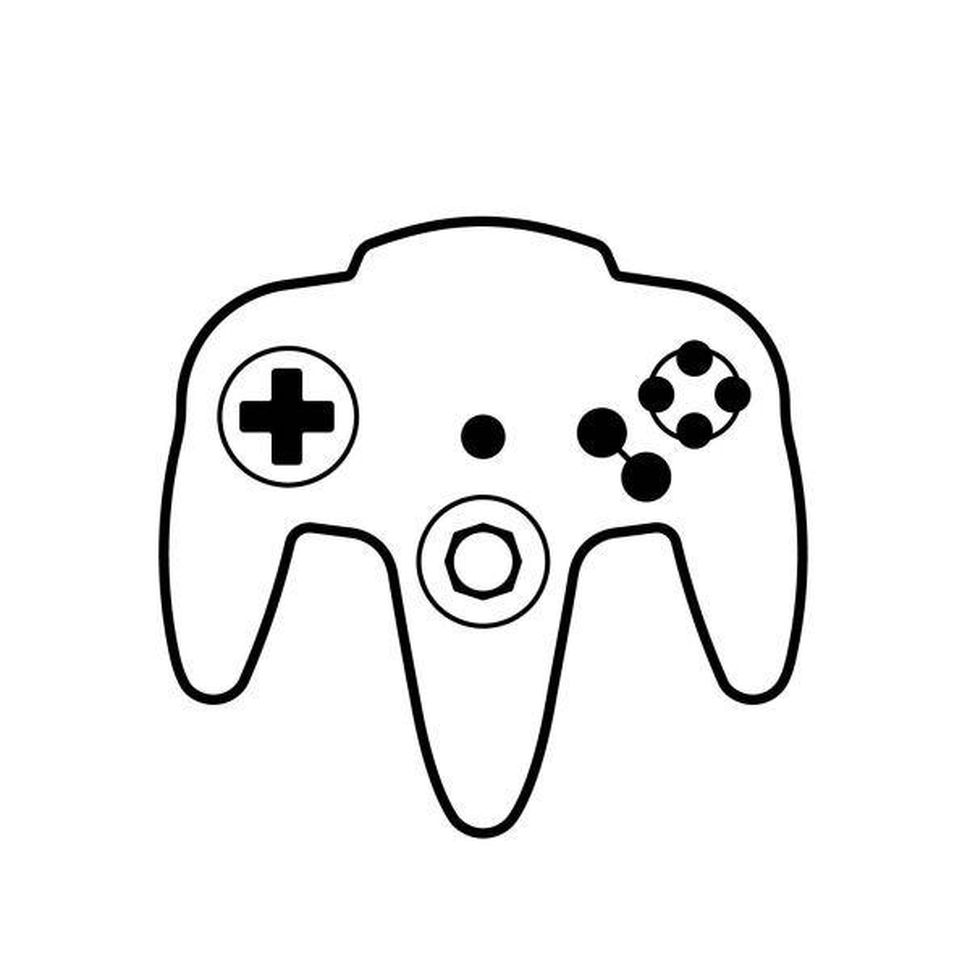 970x970 gaming drawing controller for free download - Controller Drawing