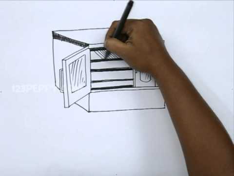 480x360 How To Draw A Convection Oven - Convection Drawing