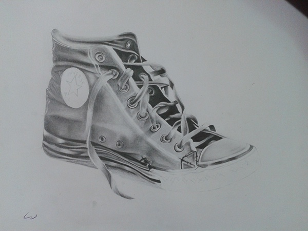 Converse Drawing at PaintingValley.com | Explore collection of Converse ...