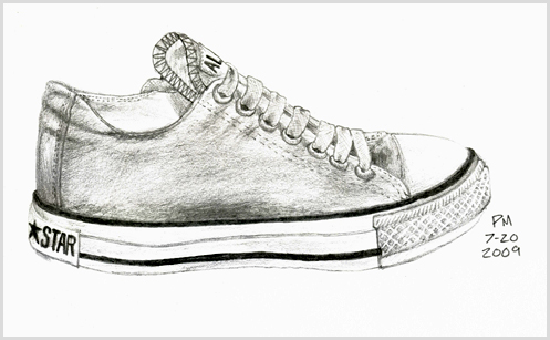497x307 Converse Drawing - Converse Drawing