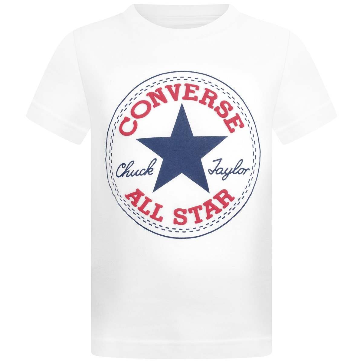 1200x1200 Converse Boys White Logo Top - Converse Logo Drawing
