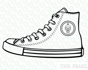 converse shoes clipart