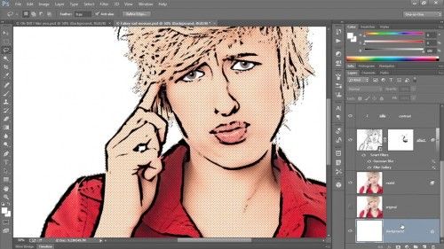 500x281 Learn How To Convert A Photo Into A Lichtenstein Drawing In This - Convert Image To Drawing