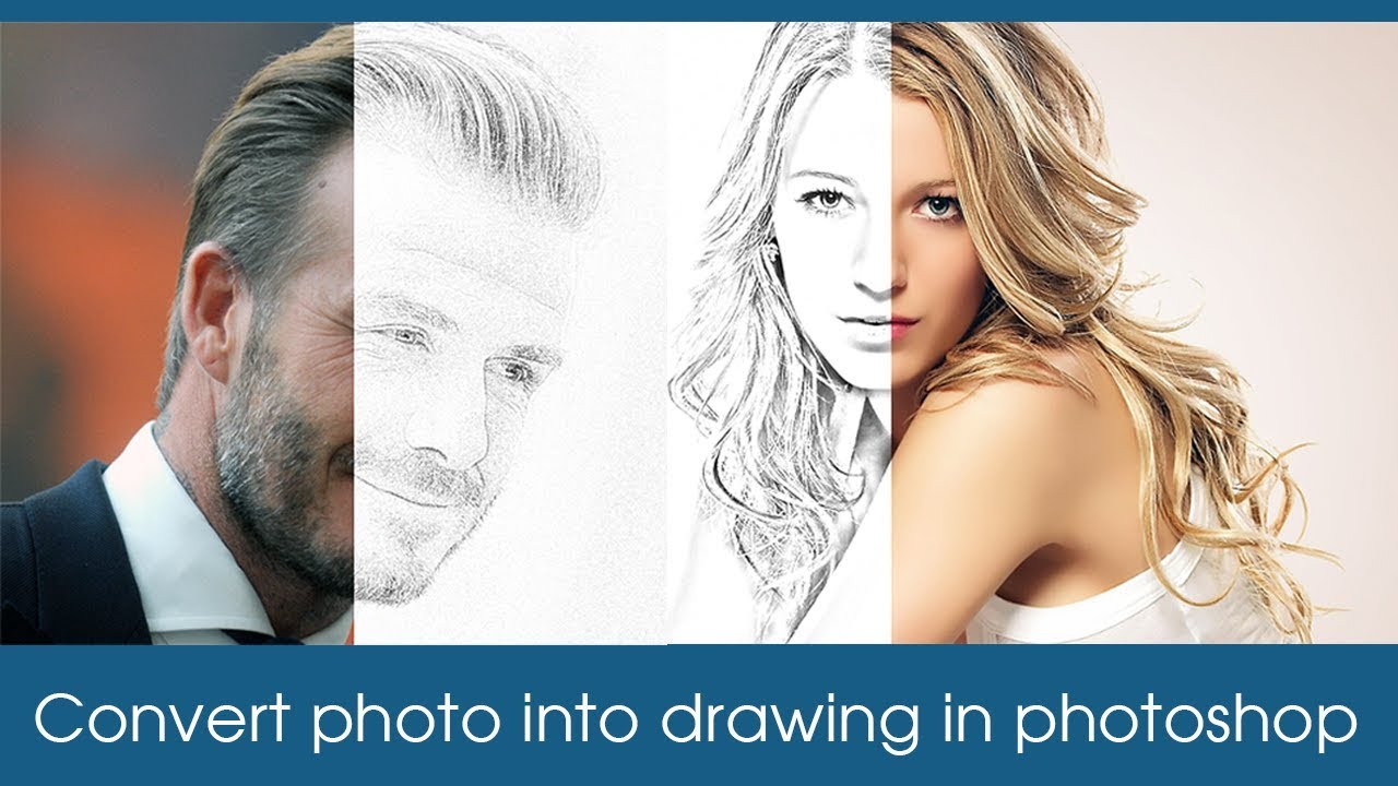 1280x720 Convert Photo Into Drawing In Photoshop - Convert Photo To Drawing