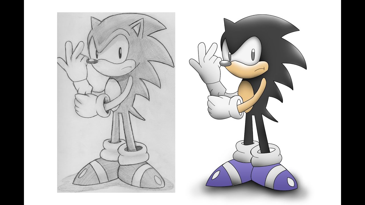 1280x720 Photoshop Tutorial Convert Line Drawing Into Digital Drawing - Convert Photo To Drawing