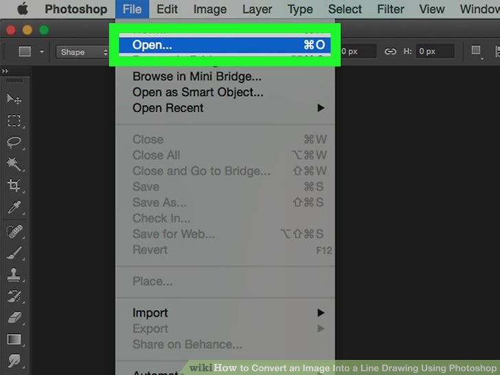 728x546 How To Convert An Image Into A Line Drawing Using Photoshop - Convert To Drawing