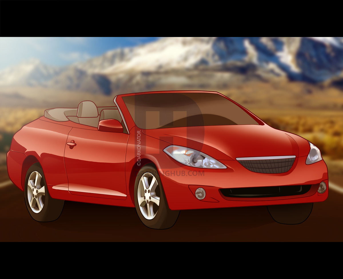 Convertible Car Drawing at Explore collection of
