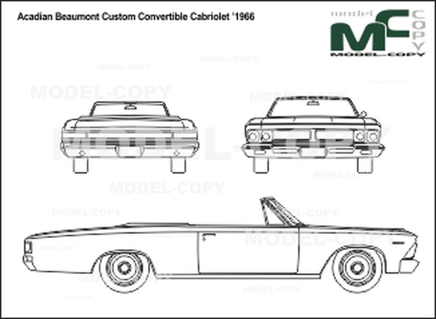 866x634 acadian beaumont convertible cabriolet - Convertible Drawing