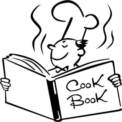 414x413 cuisine corner cookbook club darlyn finch kuhn - Cookbook Drawing