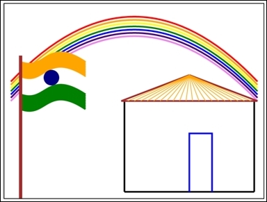 384x291 drawing a house - Cookbook Drawing