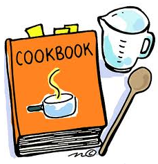 229x237 recipes - Cookbook Drawing
