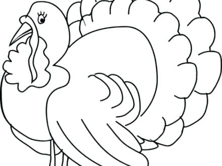 440x330 Cooked Turkey Coloring Pages Happy Thanksgiving For Adults Quotes - Cooked Chicken Drawing