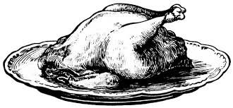 330x153 Drawing Cooked Chicken - Cooked Turkey Drawing